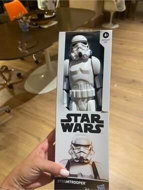 Star Wars Stormtrooper Figure - White & Black with Blue Accent